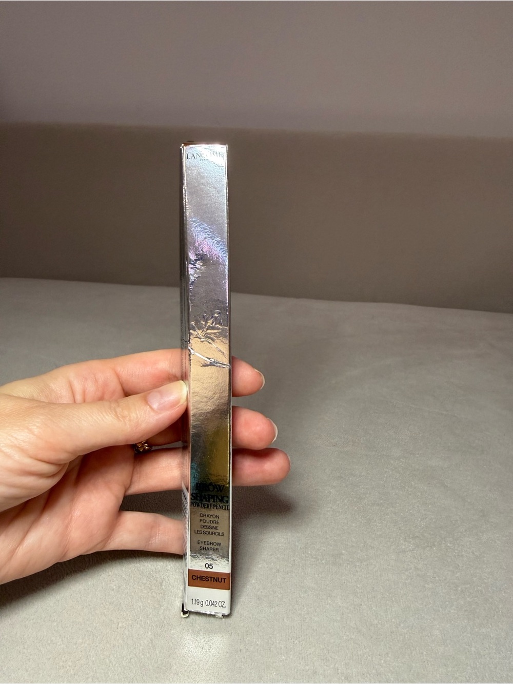 Lancome Brow Shaping Pencil - Chestnut with Silver Packaging